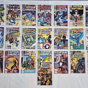 Captain America Comic Book CollectionCaptain America Marvel Comics LOT of 22pcs